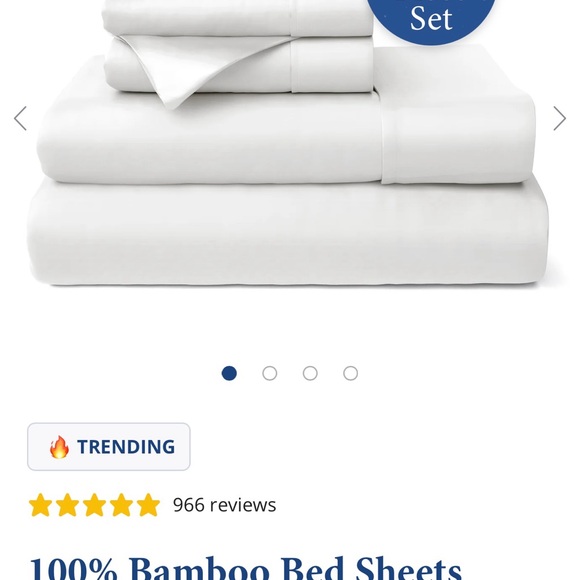 LUXURY BEDSHEETS - NWT - 5 Piece SPLIT KING - CRISP WHITE - Picture 2 of 4